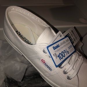 NEVER WORN, New with tags, Superga brand sneakers